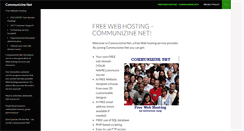 Desktop Screenshot of communizine.net