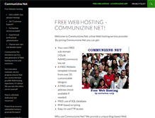 Tablet Screenshot of communizine.net